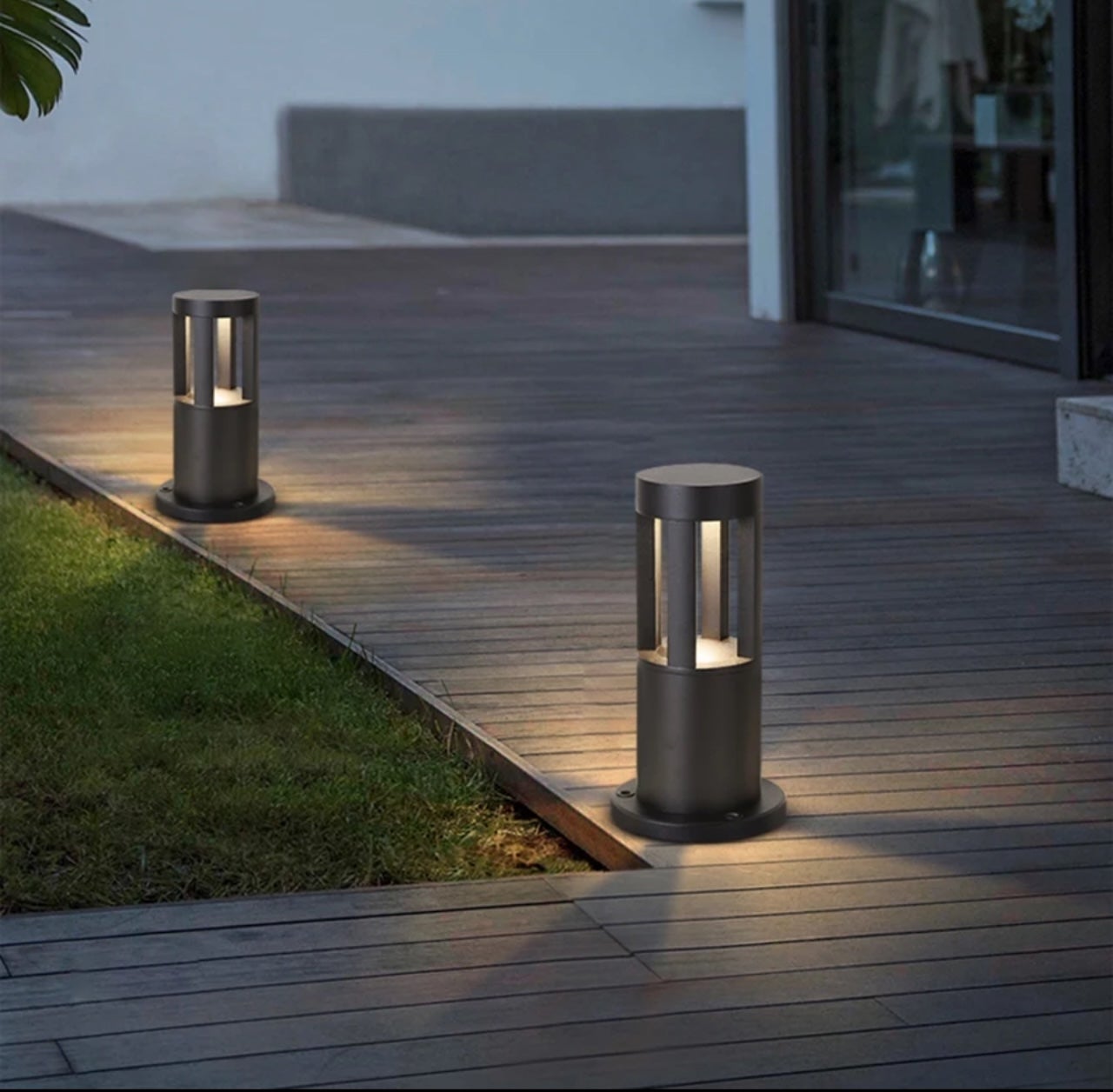 PALO DA GIARDINO ALLUM 10W LED NERO H. 80CM 6400K 450LM 72° IP65 DA ESTERNO 8333 - LADOGANA GROUP SRL
