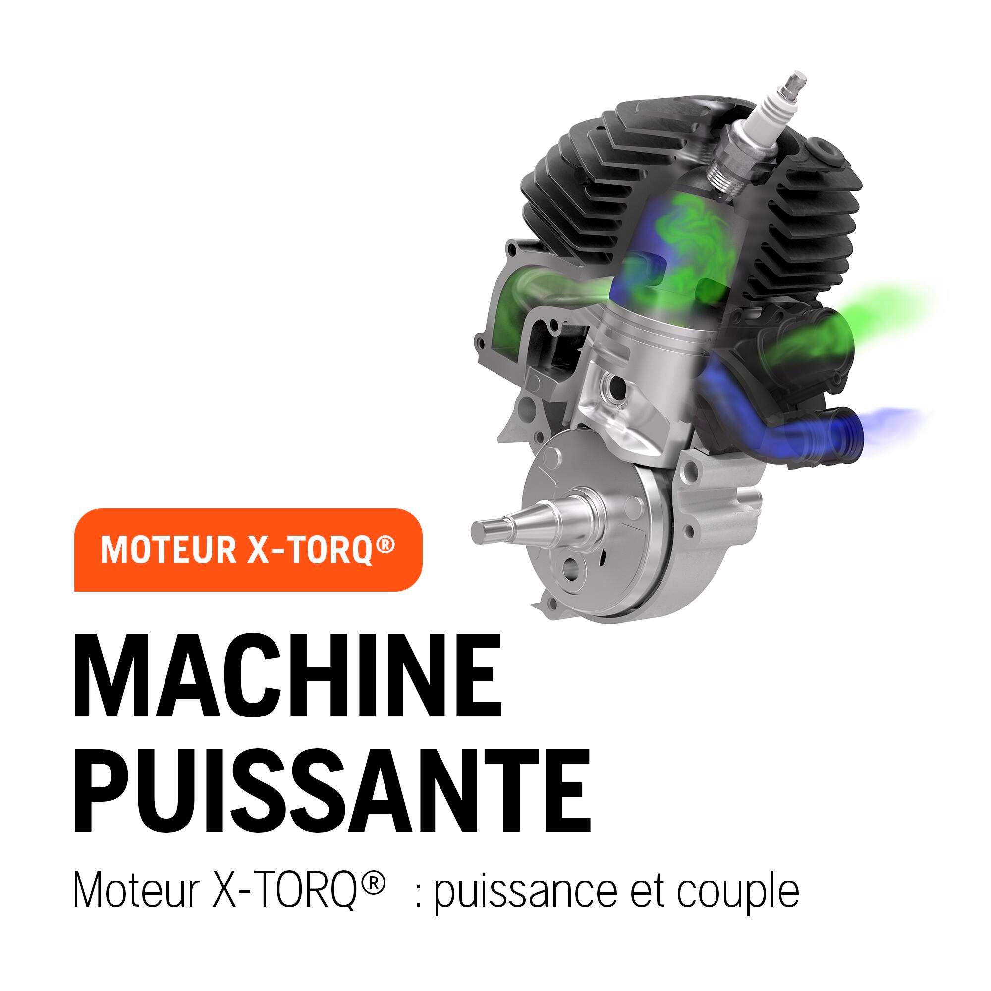 Husqvarna 135 Mark II Tronçonneuse 38 cc, guide 35 cm, jardin & bois de chauffage - 8