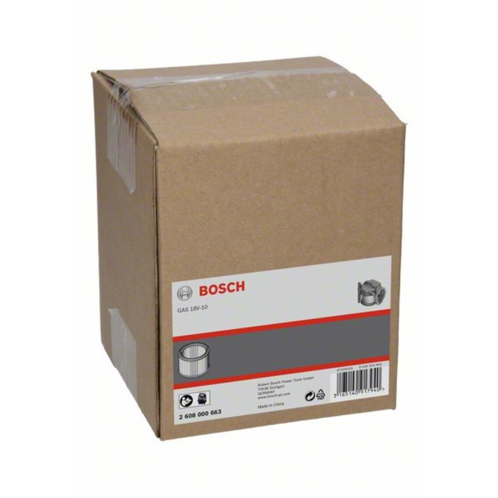 Filtre à plis pour aspirateur GAS18V-10 BOSCH 2608000663 - 5
