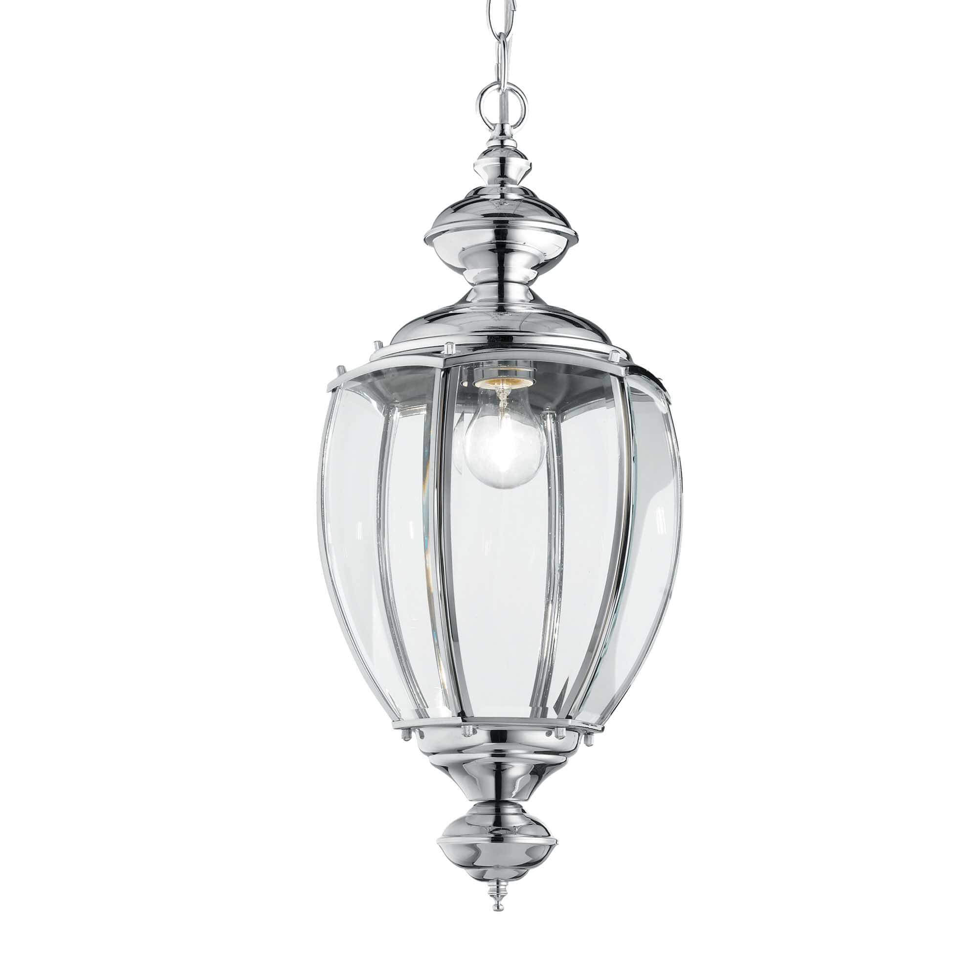 Ideal Lux  Suspension Chromée Norma 1 Ampoule , Leroy Merlin