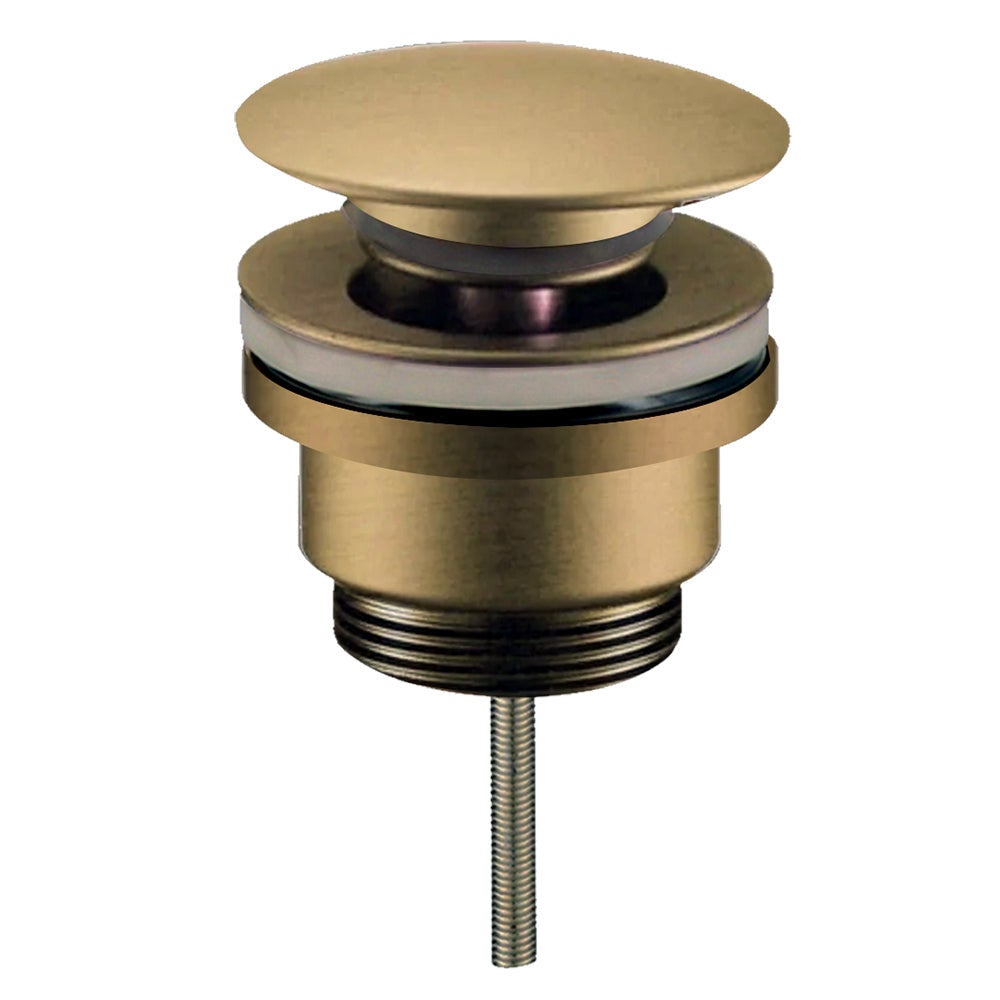 Kibath Robinet clic-clac pour BIDET LAVABO, finition OR brossé, en laiton - 3