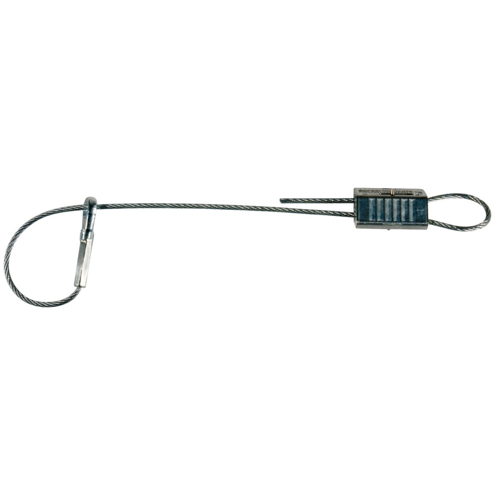 Suspente de câble acier 7T 7F Ø 2mm longueur 1m avec boucle et système ...