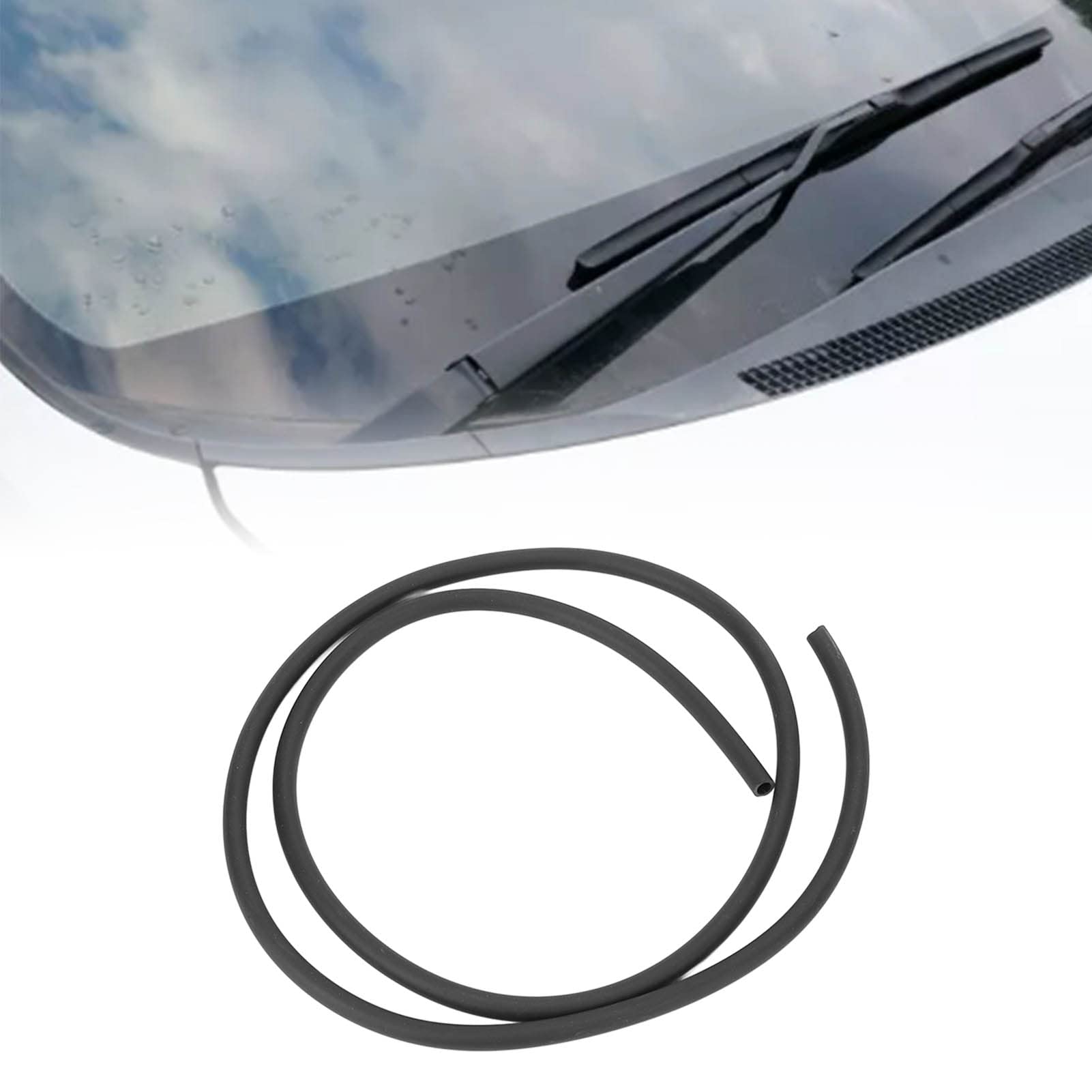 40 Connecteurs De Tuyau Lave-glace Voiture - Blanc Et Noir - Diamètre 4 Mm - Pour Réparation Système D'essuie-glace - 2