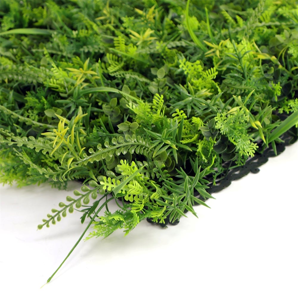 Curaçao | FOLY - 50 x 50 cm - Mur végétal artificiel extérieur et intérieur - Imitation lierre / hedera - Garantie UV 5 ans - JIVANA - 2