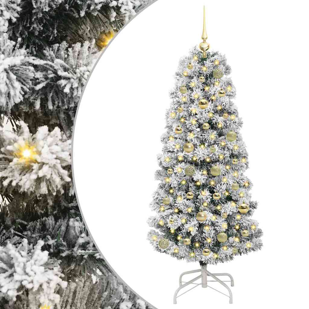 Sztuczna choinka z zawiasami Ze LED Lights 150 cm PVC
