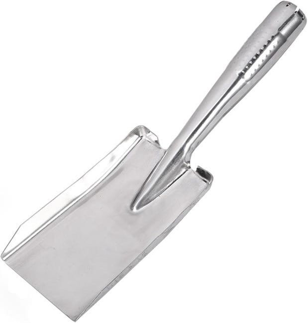 Am-Tech Truelle Triangulaire Avec Poignée Antidérapante Rouge 15 Cm - Outil De Bricolage Robuste Et Confortable