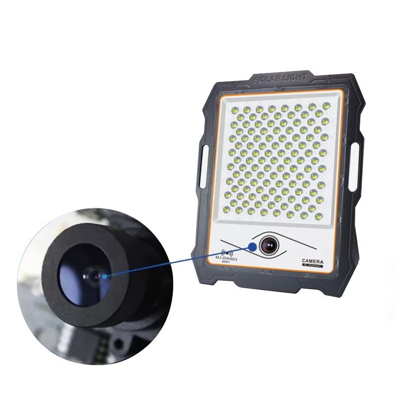 Holofote LED solar 300W IP67 com câmera Crepúsculo/Movimento Sensor com Controle Remoto - 3