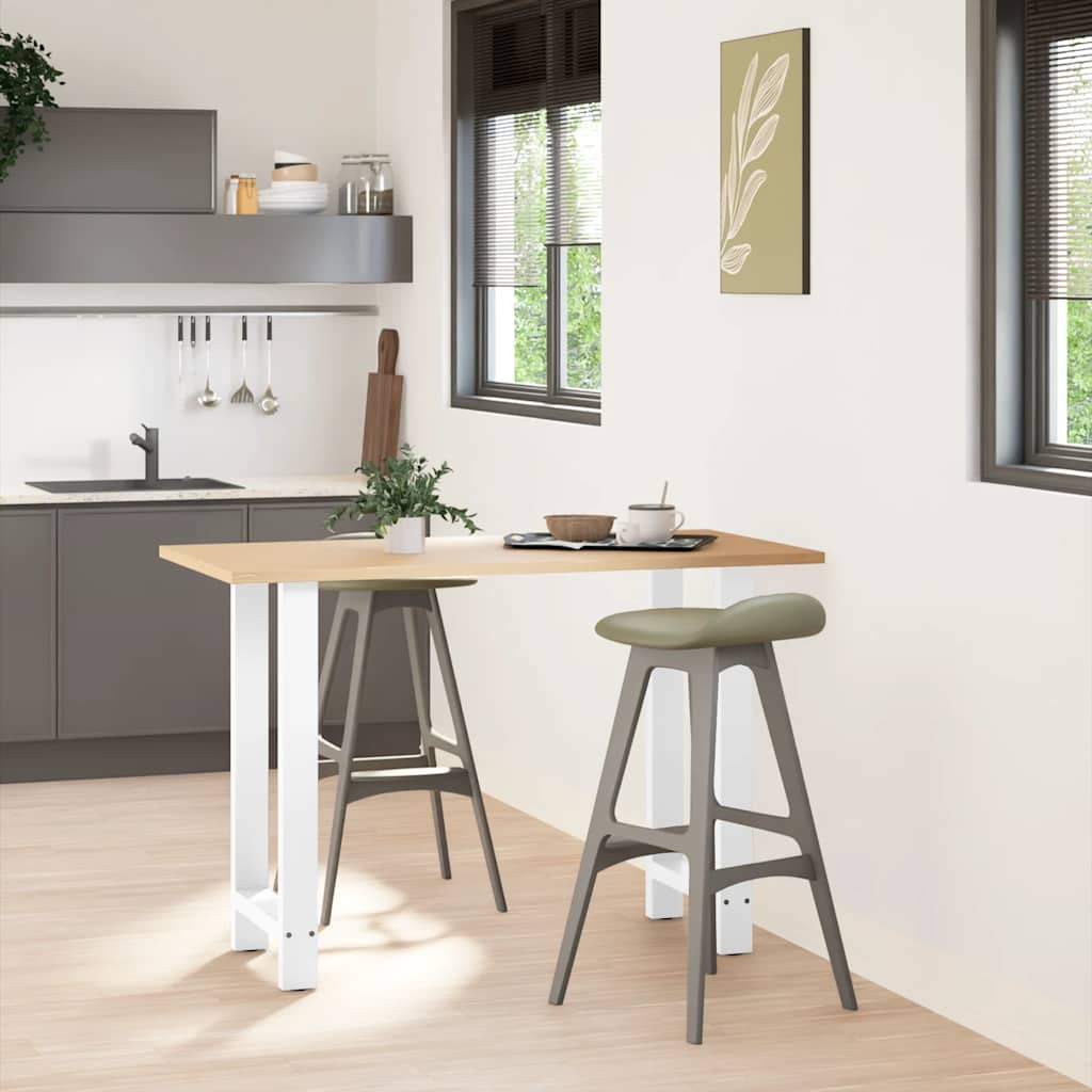 vidaXL Bartafelpoten 2 st U-vormig 40x(90-91) cm staal naturel vidaXL Bartafelpoten 2 st U-vormig 40x(90-91) cm staal naturel
