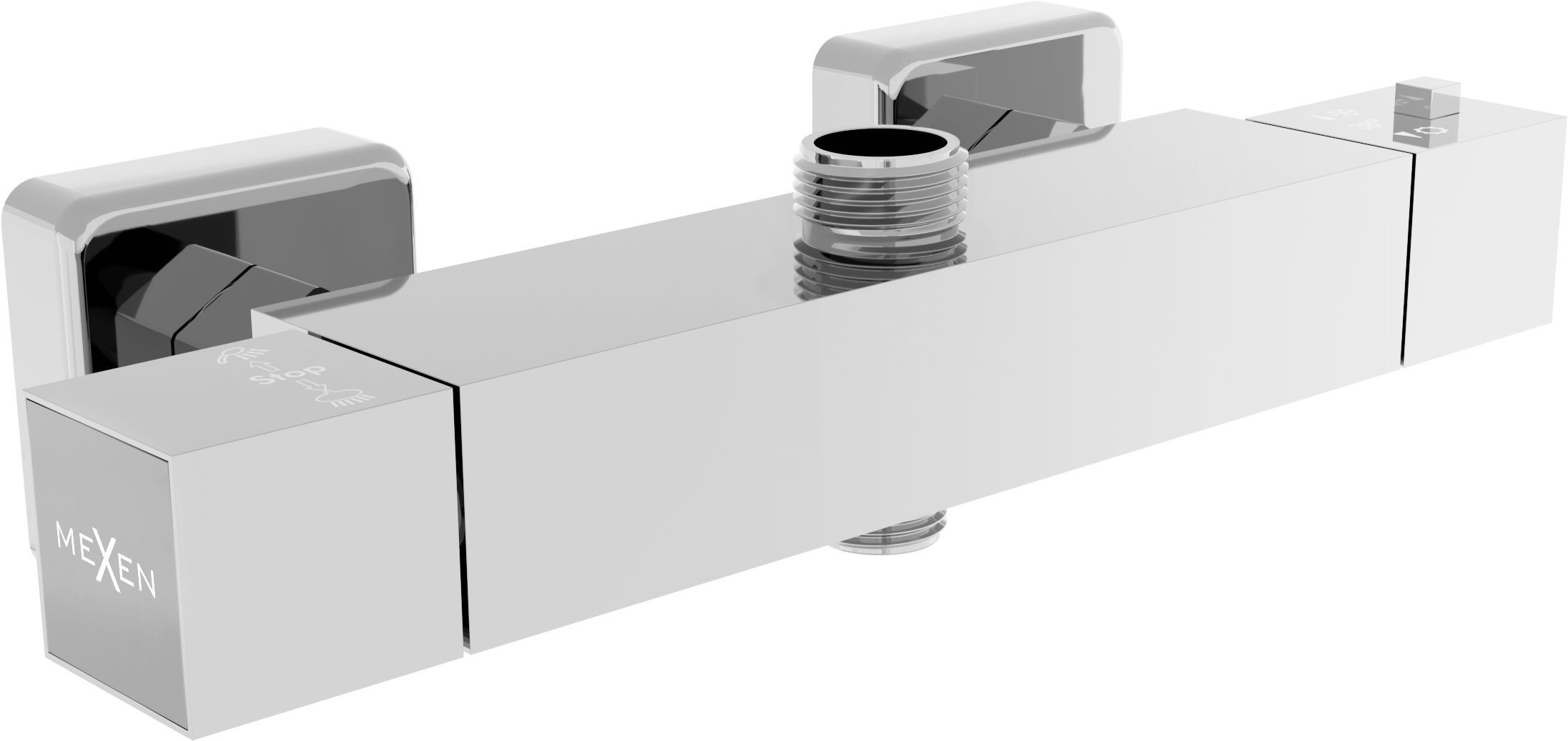 Mexen Cube termostatyczna bateria prysznicowa, chrom - 77250-00
