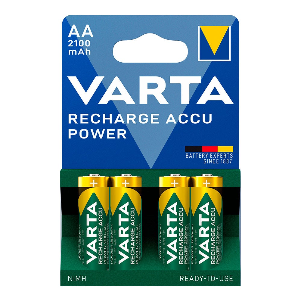 Akumulator Varta AA 2100 mAh bez efektu pamięci zielony - 5