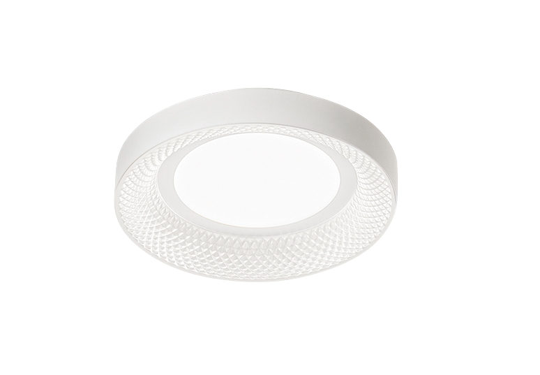 Lampa sufitowa LED HIVE w kolorze matowej bieli, metalowa, 30W, Perenz, ø35cm