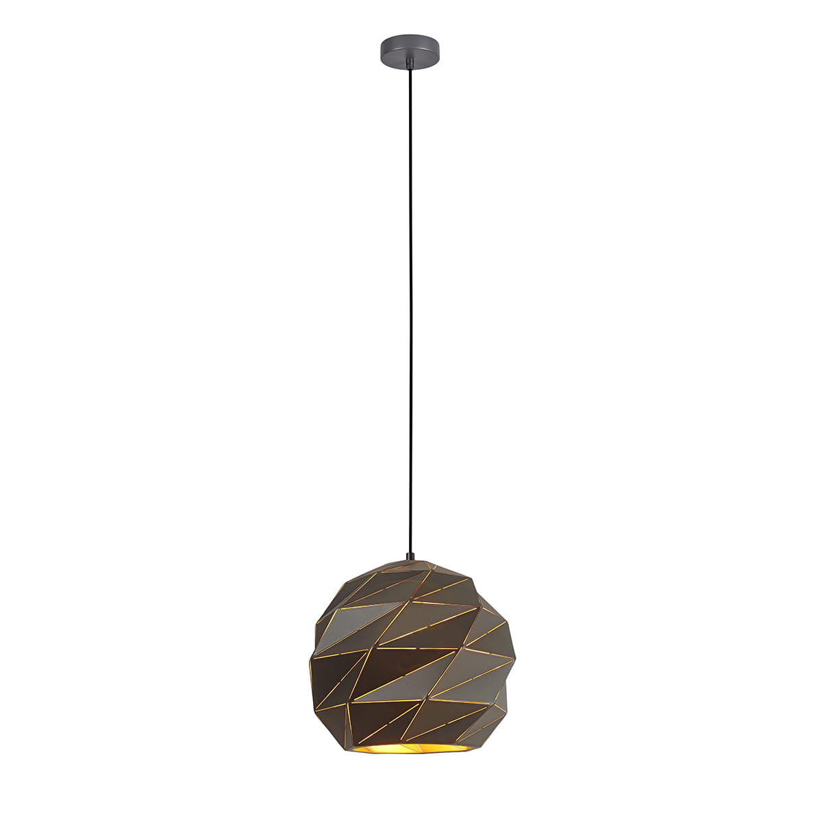 Lampa sufitowa wisząca Palermo antracytowy 1xE27x40W nowoczesna wym: 104,5 x 32 x 32 cm metal Italux