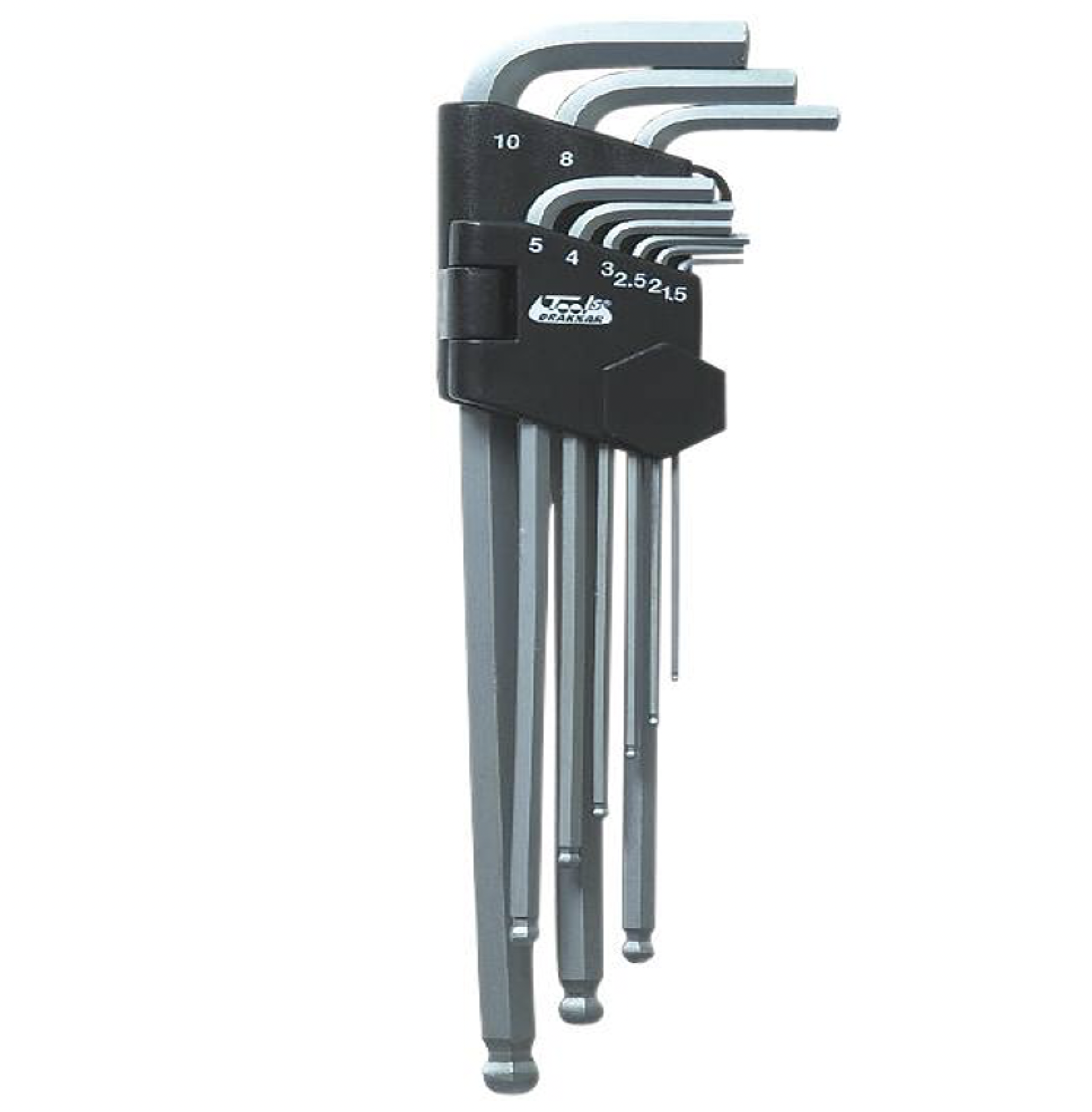 PRECISION STEEL 211464 Set De 5 Clés Coudées XZN M5 à M12 - Clés 12 Pans Mâles