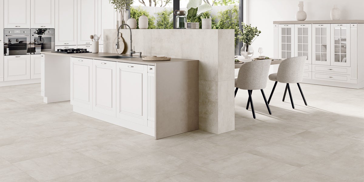 Carrelage sol effet béton Origine crème 60x60 cm - Réflex Boutique - 3