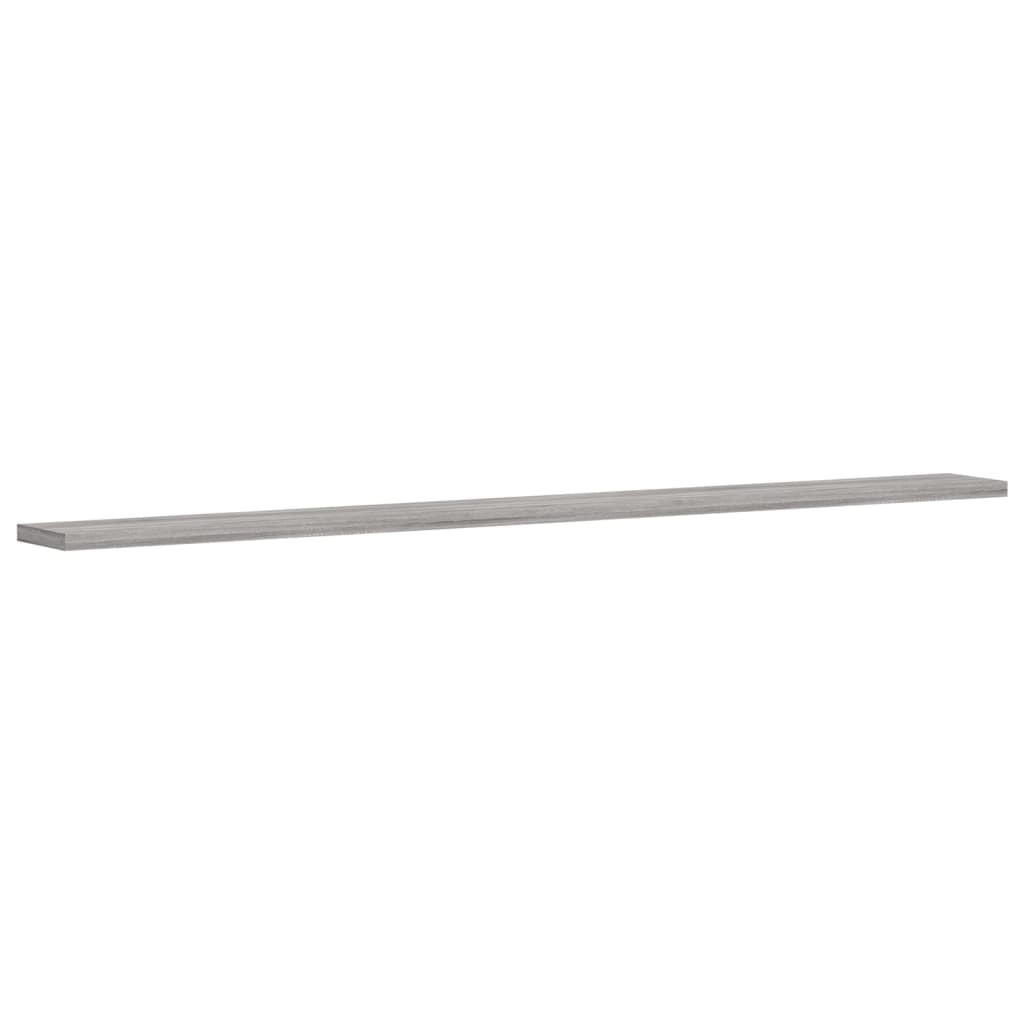 vidaXL Étagères murales 4 pcs sonoma gris 100x10x1,5cm bois ingénierie - 4