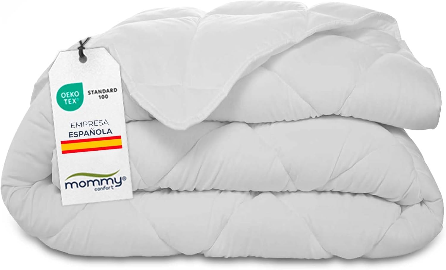 Edredón - relleno nórdico 155x220 - 350gr/m² - para cama de 90/105-transpirable, ultra suave, lavable, termorregulable, antiácaros
