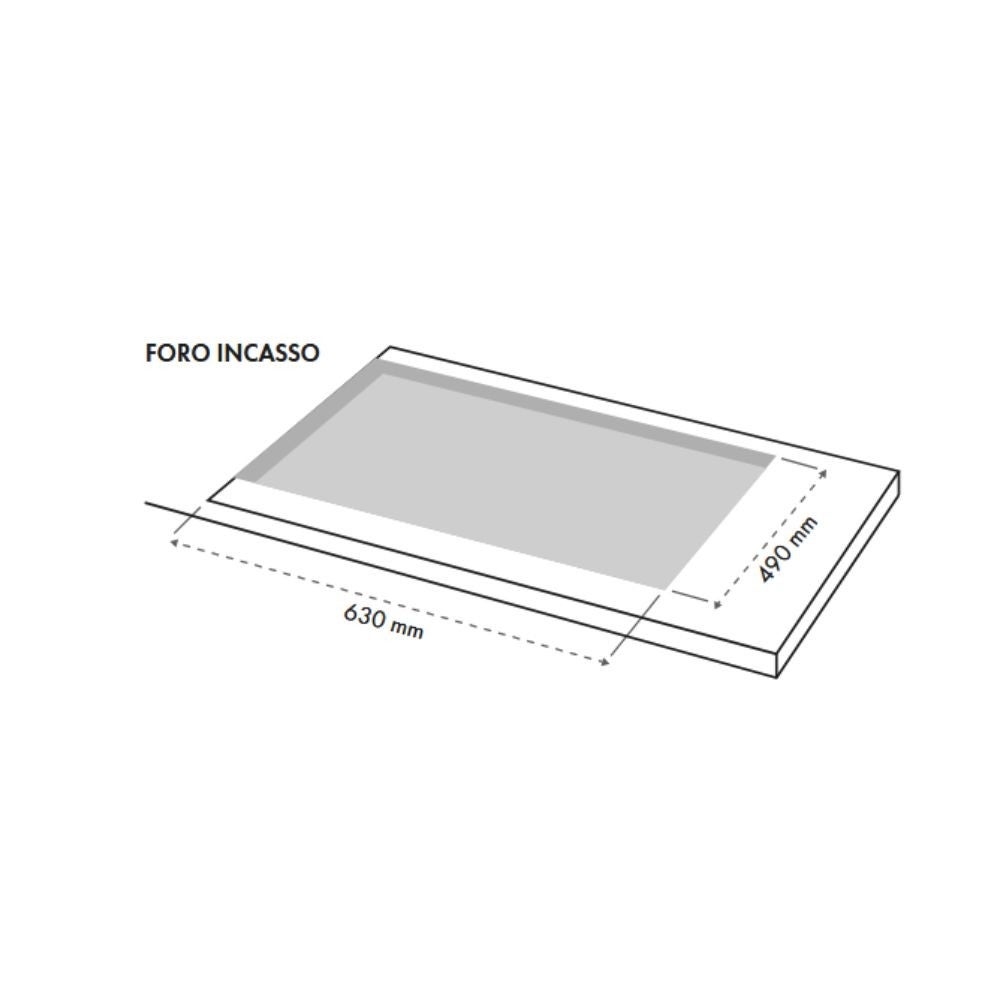 Plaque de cuisson à gaz encastrable 5 foyers 70 cm en inox - 4