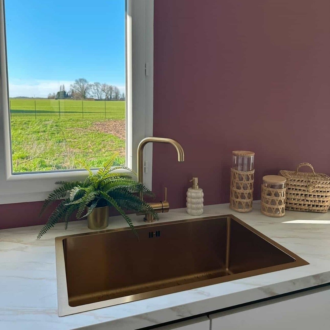 Miscelatore da cucina pieghevole ESSEBAGNO New Oslo Oro - 7