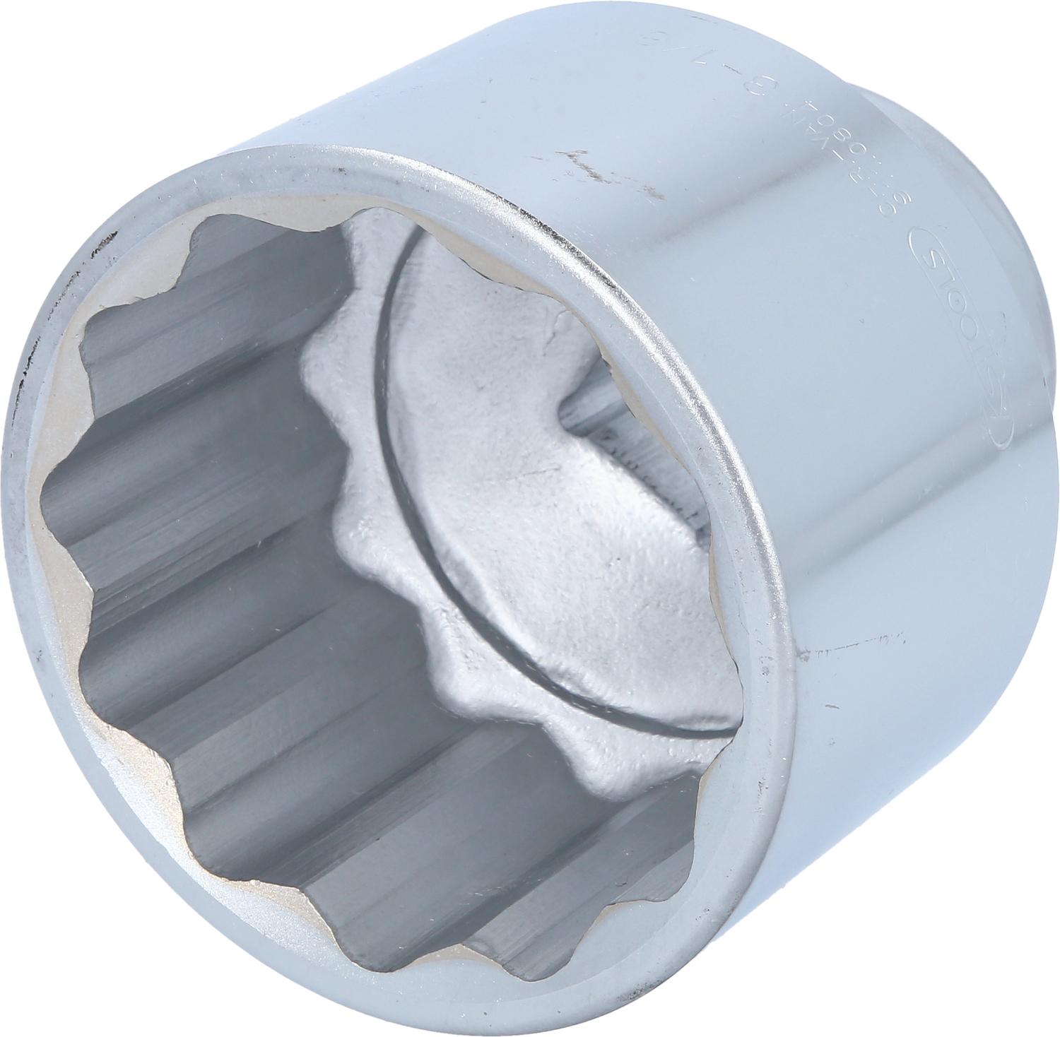 KS Tools 515.0947 - Douille longue à chocs 12 pans 1/2 - 15mm - En Chrome Molybdène - Uniquement pour utilisation à chocs