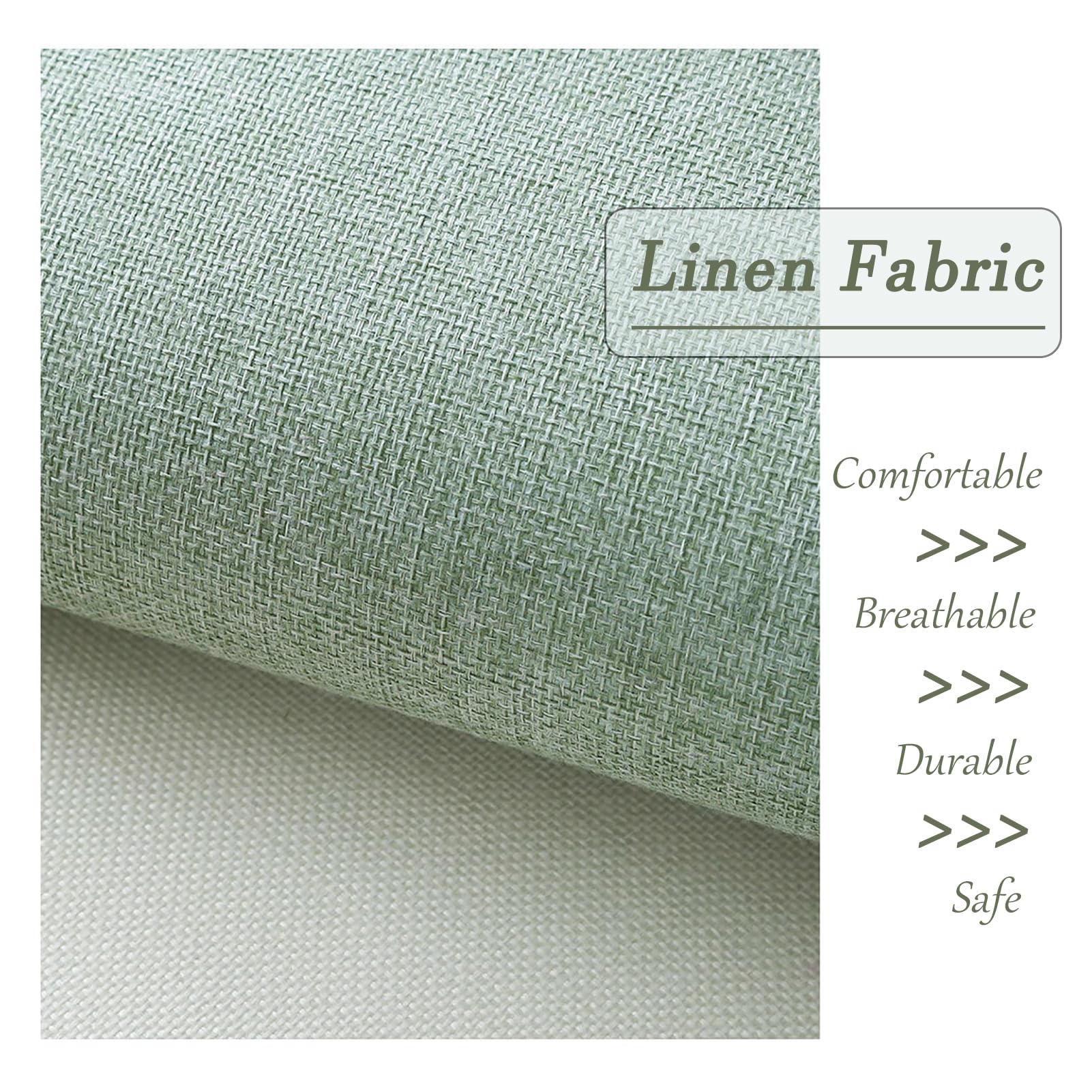 Pacote de 12 tapetes de espuma de linho, tapete de escalada quadrado para bebês, antiderrapante e lavável, 30 * 30 cm, verde - 4