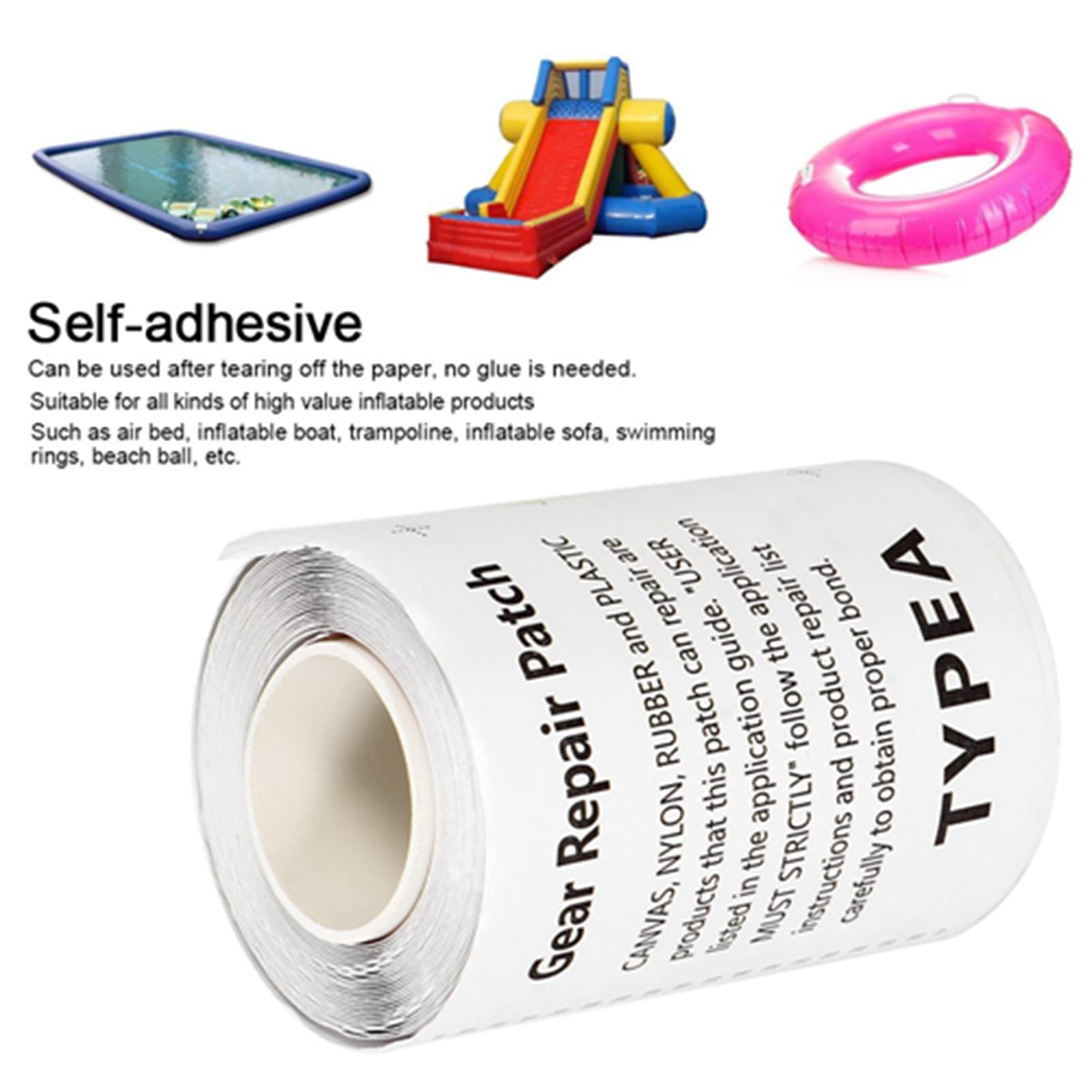 Nastro Riparazione Piscina 10x150cm - Toppa Subacquea, Impermeabile, Per Gonfiabili E Tetti