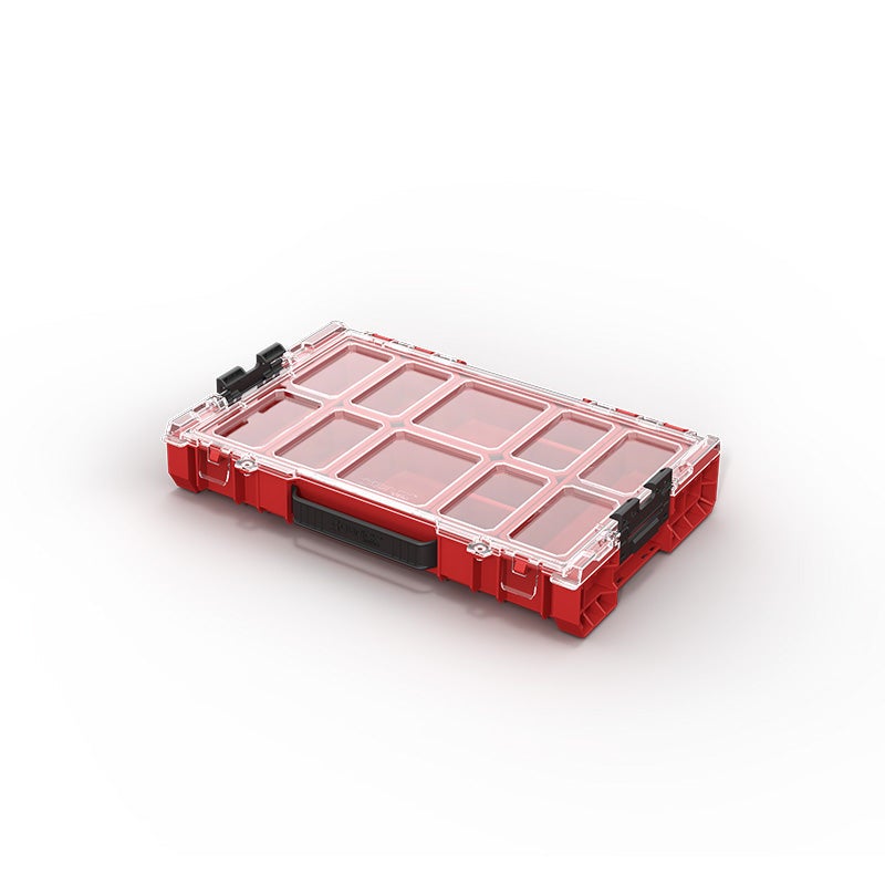 QBRICK SYSTEM PRO 100 ORGANIZER Z PRZEGRODAMI 450x296x79mm 5l RED ULTRA