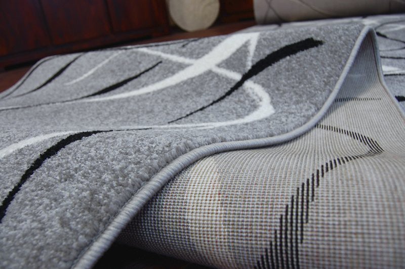 Tapis de couloir SILVER CHOCO gris 120 cm 120x160 cm - 4