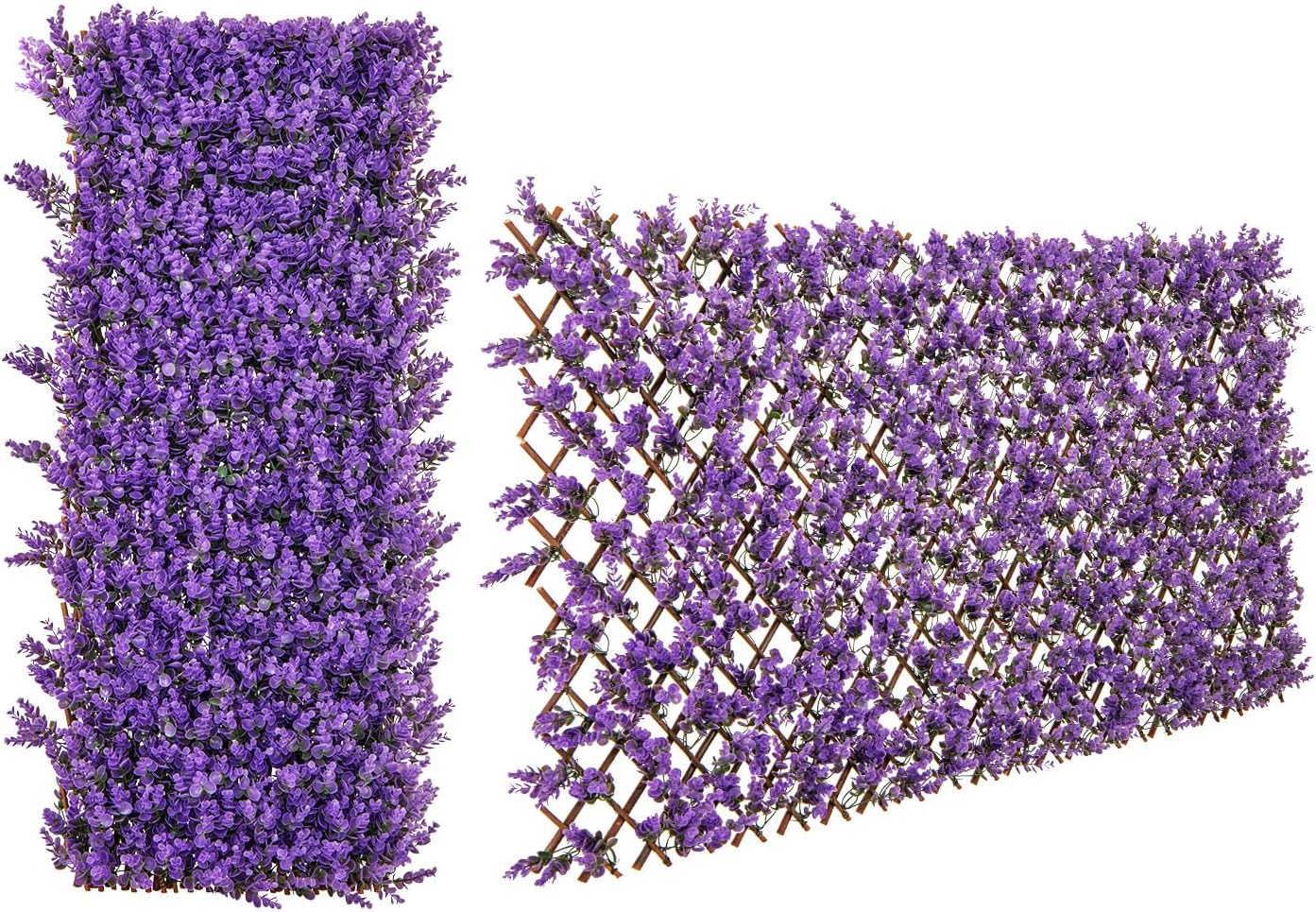 Haie Artificielle Brise-Vue Décoration Extensible, Panneau pour Clôture ...