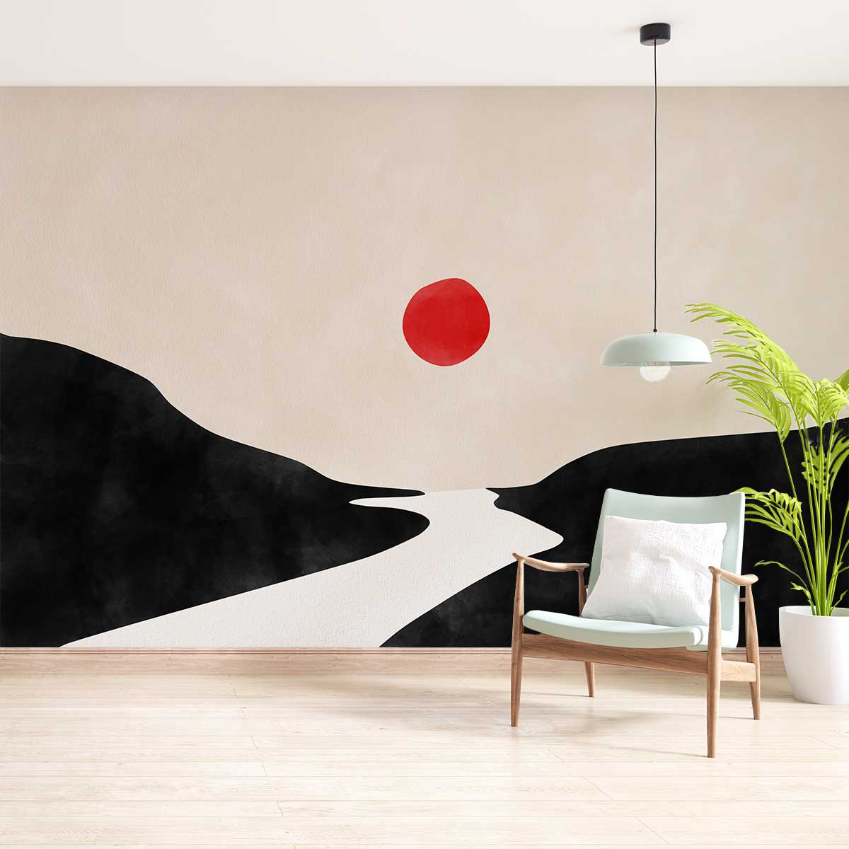 Papier peint désert de bohême - 364x270cm - 4