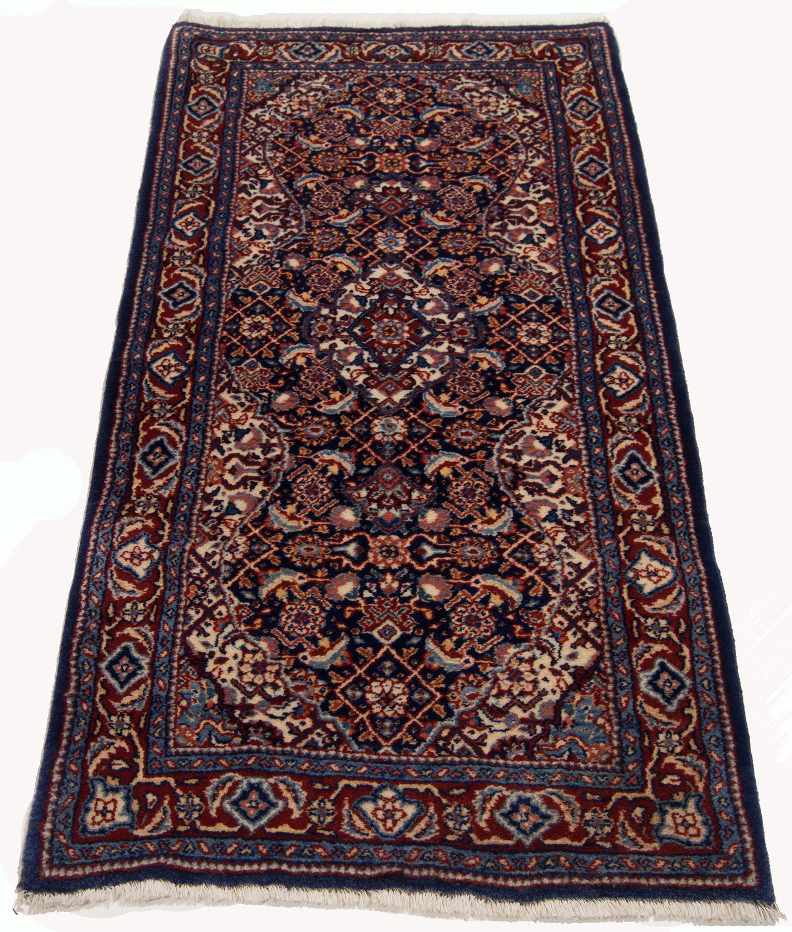 Oryginalny ręcznie robiony orientalny dywan, wymiary: 136x66 cm z certyfikatem autentyczności