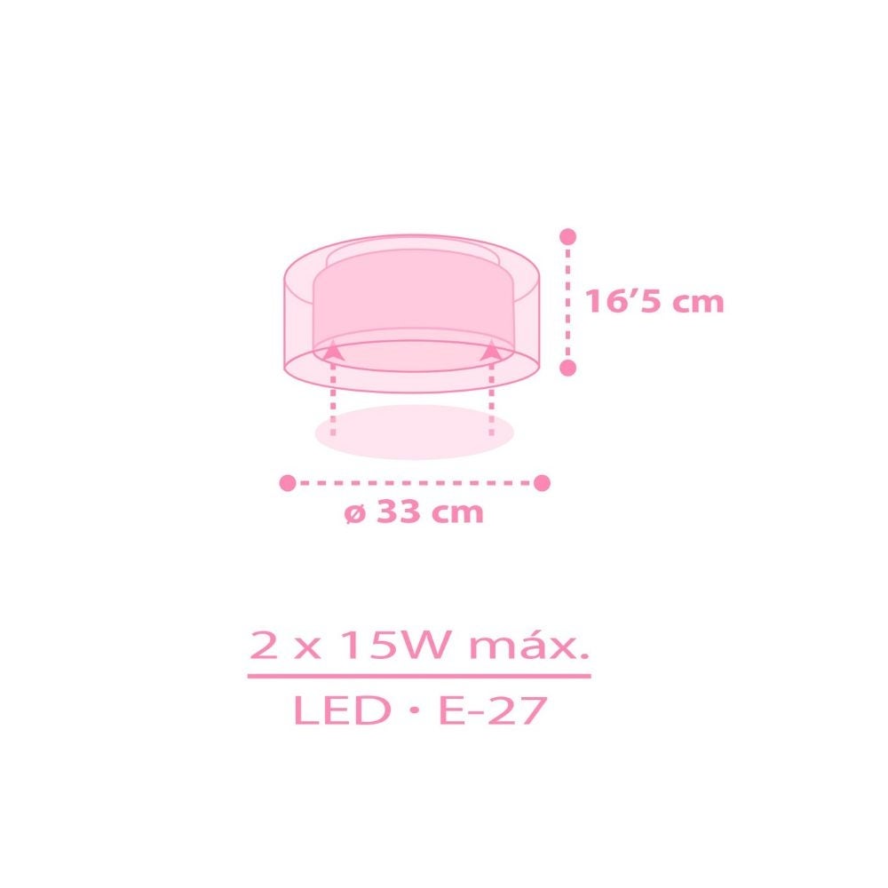 Plafon sufitowy Unicorns - Jednorożce dla dzieci - 3