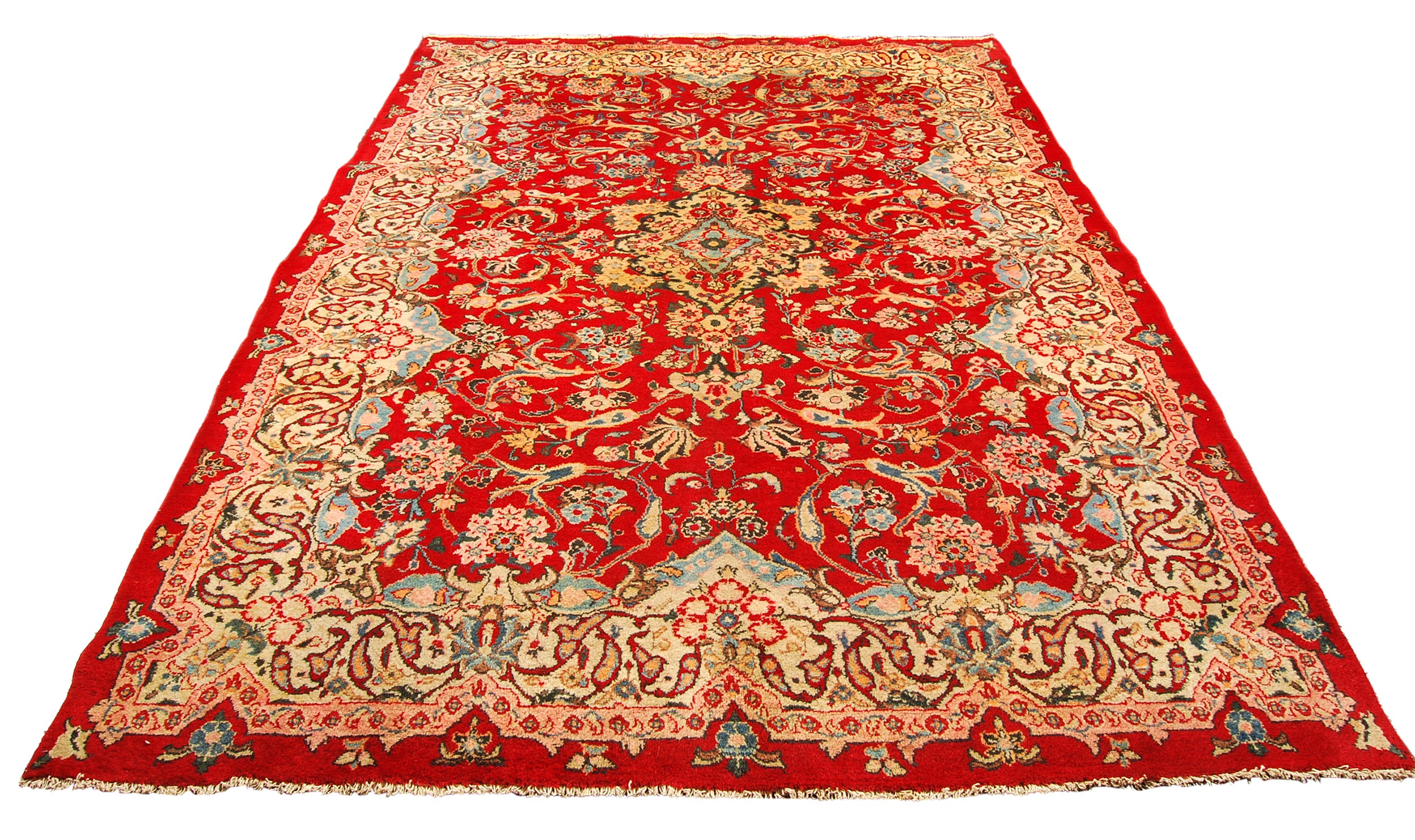 Oryginalny ręcznie tkany dywan orientalny, wymiary: 320x215 cm z certyfikatem autentyczności