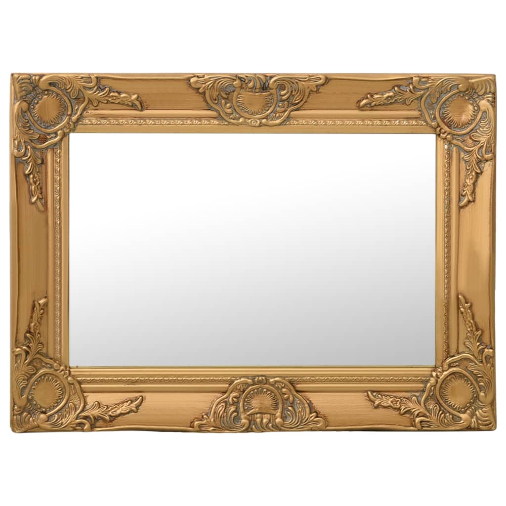 Vidaxl Espejo De Pared Estilo Barroco 60X40 Cm Dorado , Leroy Merlin