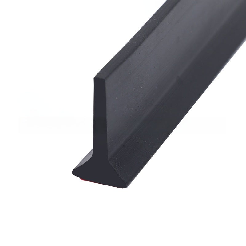 Wodoszczelna listwa łazienkowa w kształcie litery T, wodoszczelna listwa progowa, 1.6x30mm, 3 metry, czarna