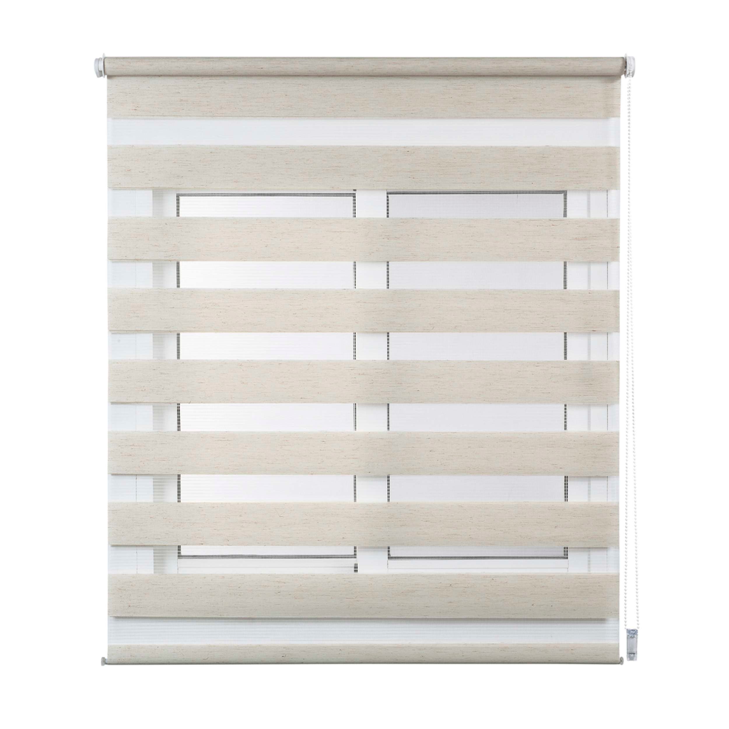 Estor de rolo EasyFix Dia/Noite, estore de instalação sem furos Linho, 120 x 180 cm - 8