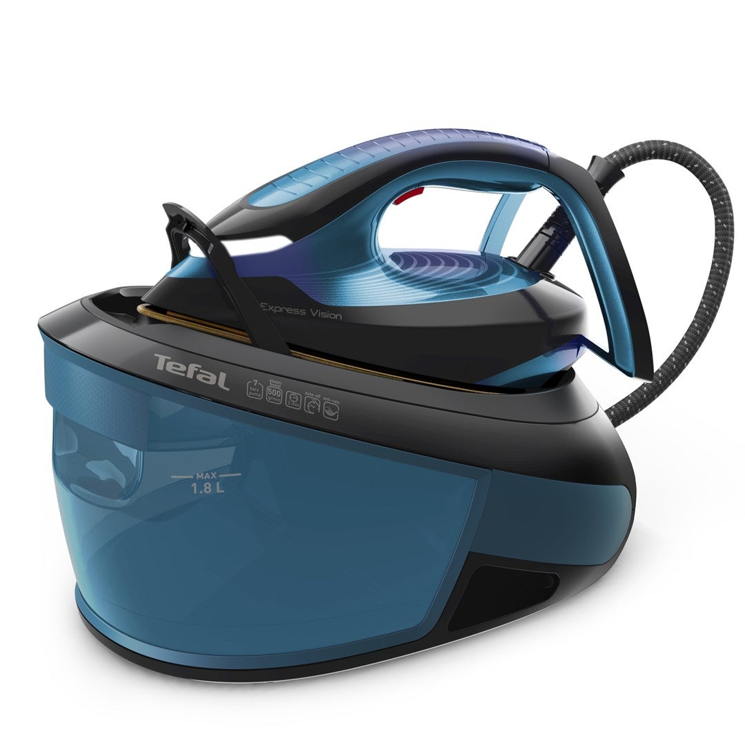 Tefal  Express Vision Sv8151 2800 W 1,8 L Suela Durilium Airglide Autoclean Azul/Negro , Leroy Merlin
