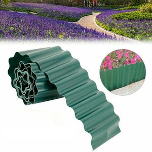 PFCDZDU 60 Piezas De Bordes De Jardín, Kit De Borde De Paisajismo Entrelazado, Valla De Plástico Flexible Decorativa Para Césped Al Aire Libre (color Blanco, Tamaño: 40 Piezas