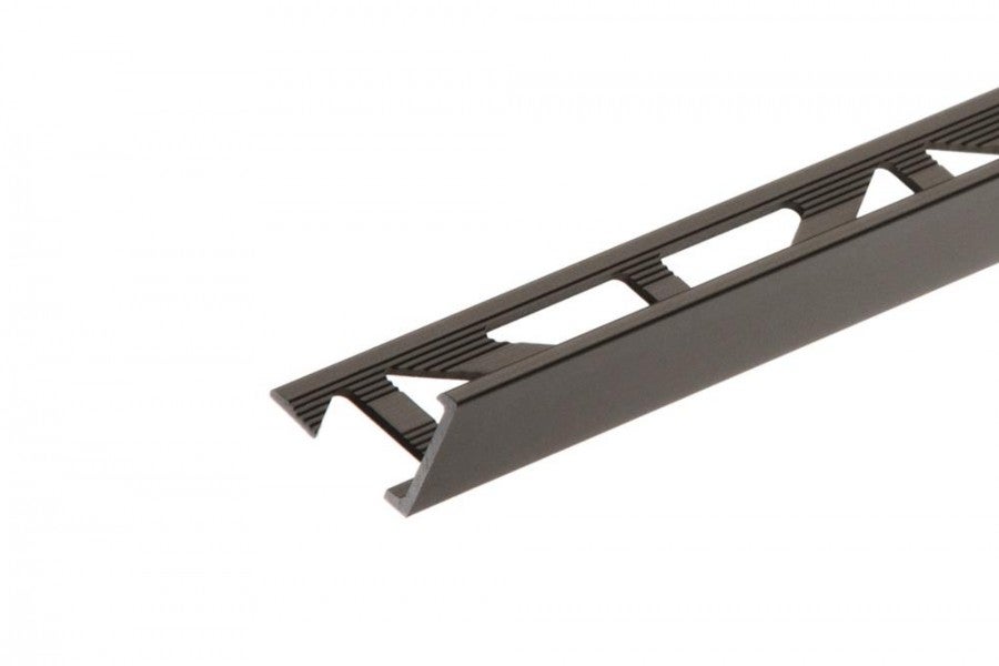 Profil do glazury narożny aluminiowy 12,5mm Cezar Oliwka Mat 2,50m