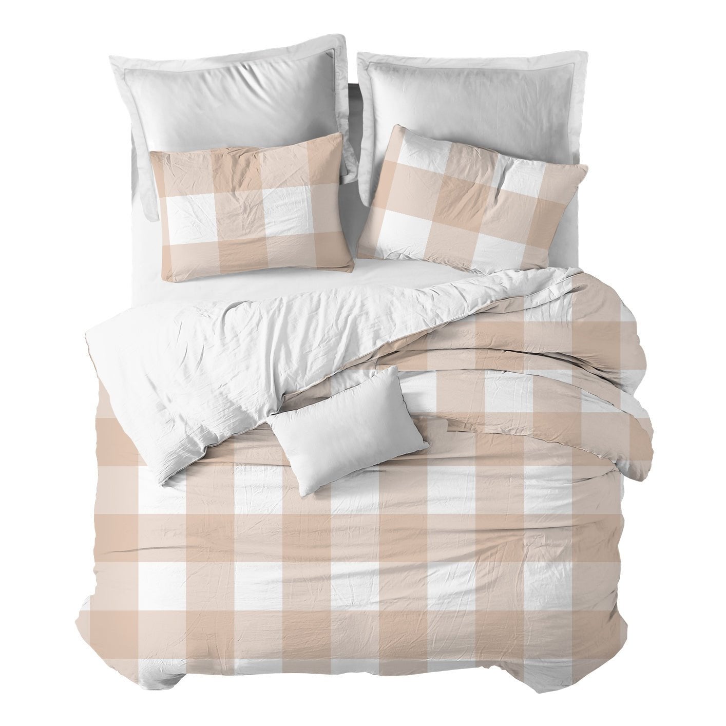 Copriumino Vichy Beige Beige - 2