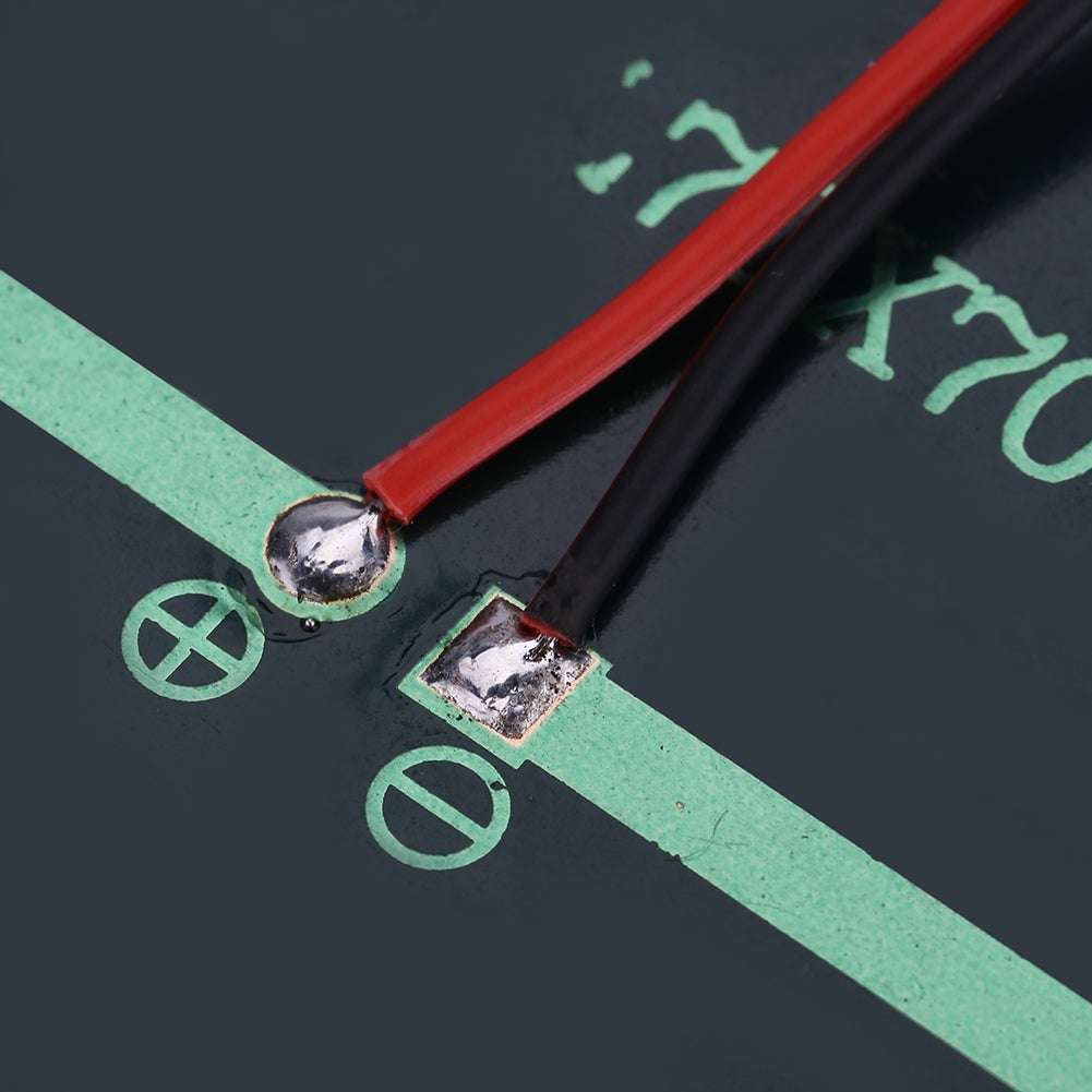 Mini pannello solare portatile 0,7 W 1,5 V, modulo di alimentazione, caricabatterie per batteria da 1,2 V con filo 70 x 70 mm - 6