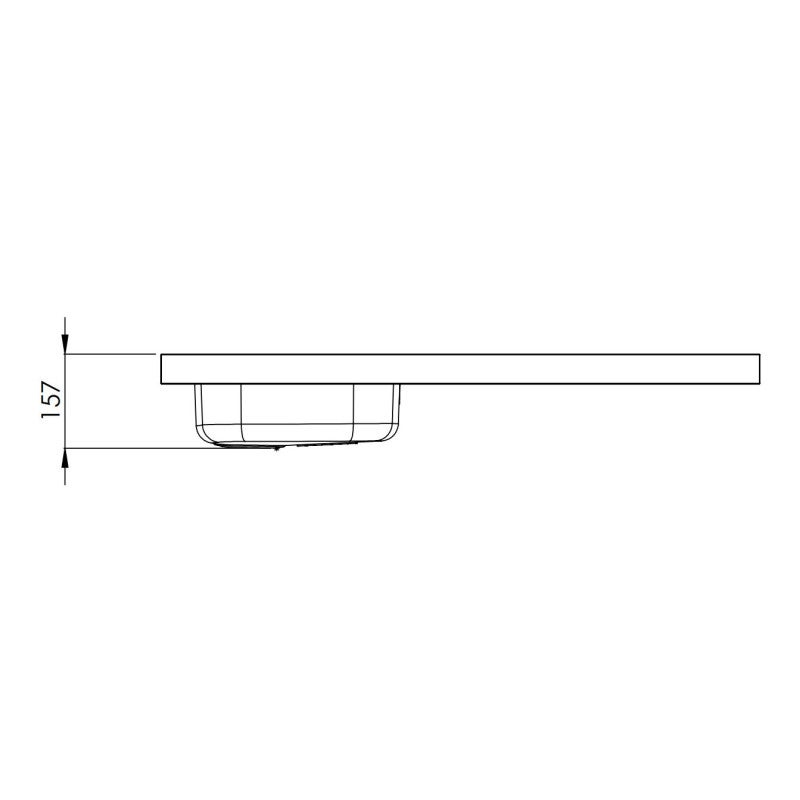 Moderna - Recouvrement seul inox 1 cuve-C_R_102_18 - C_R_102_18 - 2