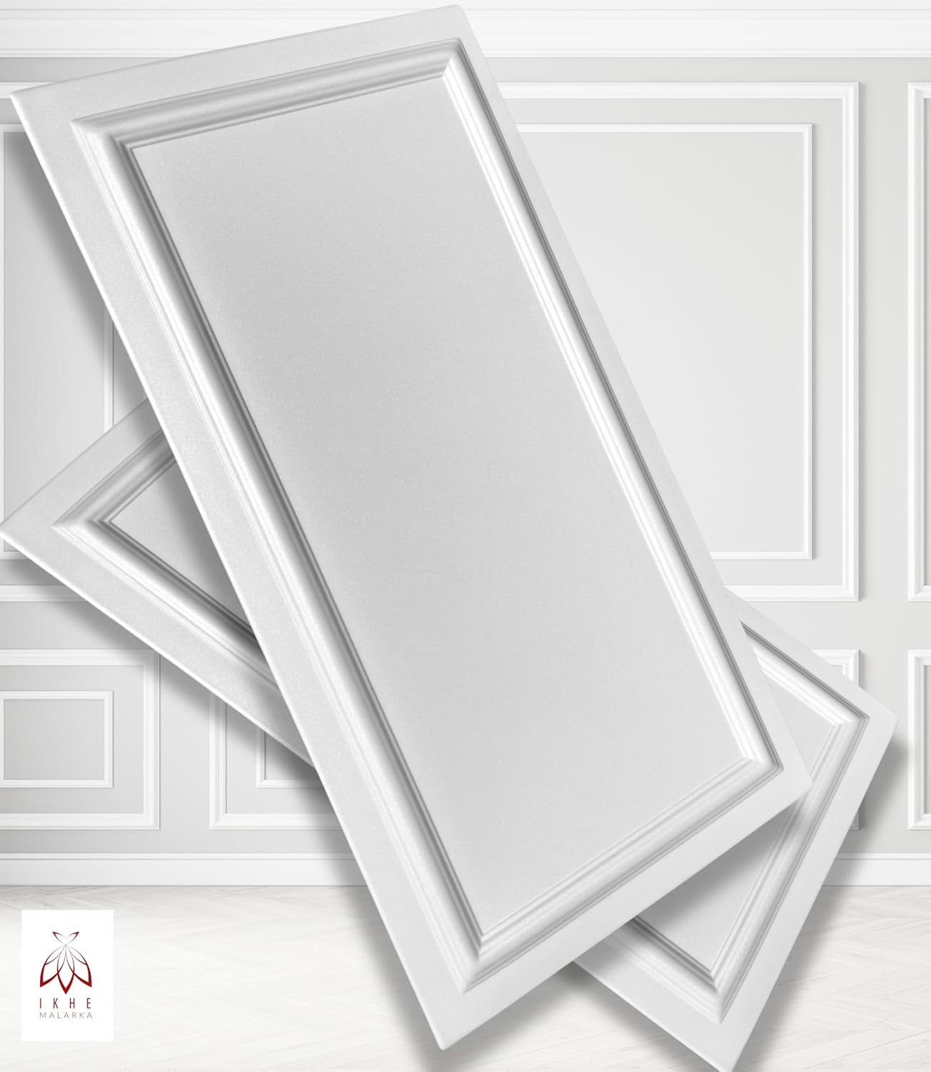 0.25m² - 1 x panneaux 3D en polystyrène - Styrofoam XPS, panneaux de plafond & muraux 3D, décors, - 100x50cm / épam / épaisseur 3mm / Rahm VXL White - 2