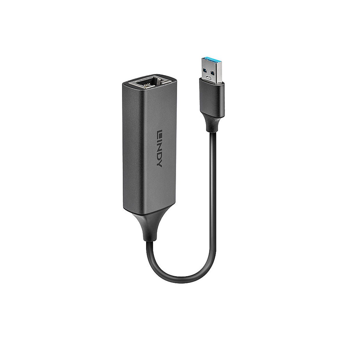 Konwerter USB Lindy Gigabit Ethernet USB 3.0 Srebrny
