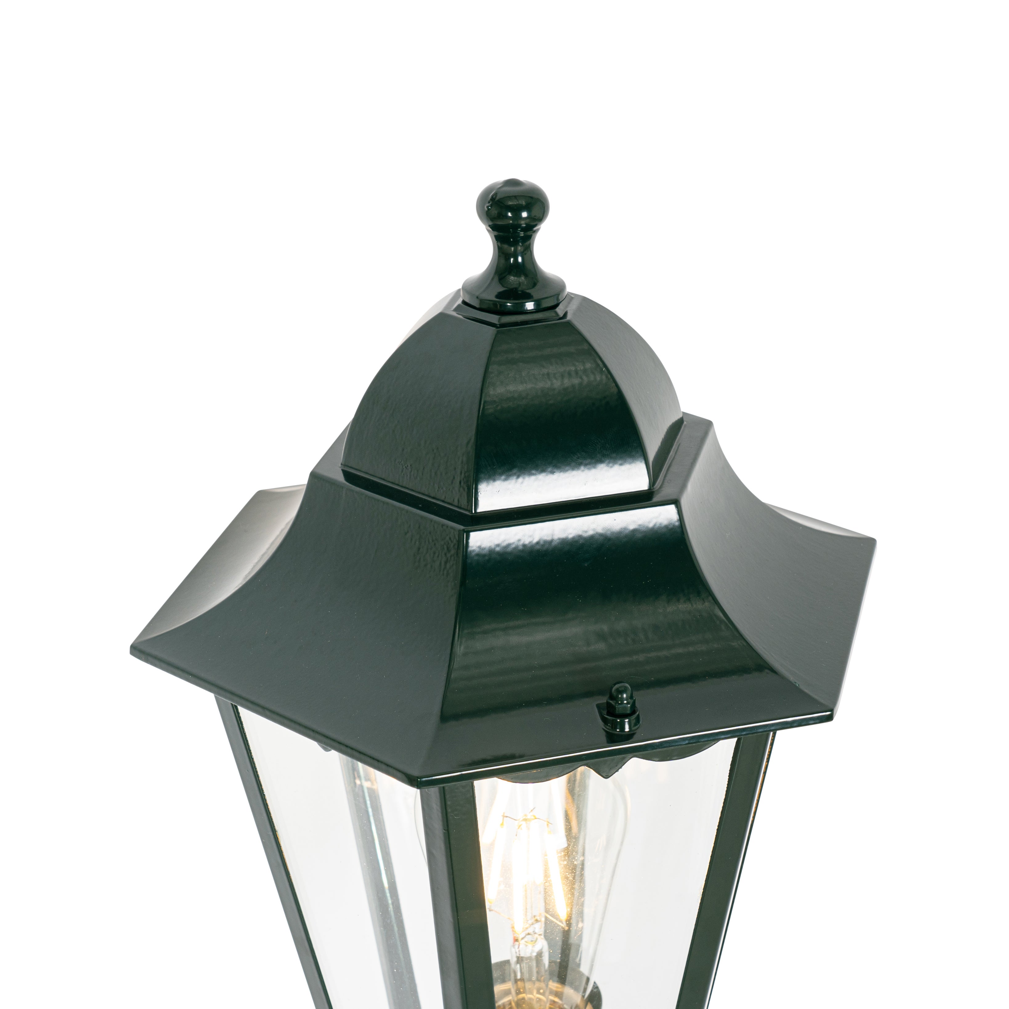 Qazqa classic-antique lanterne da esterno per giardino - New Orleans - verde, max. 60w, compatibile con lampadines LED, e27 - 4