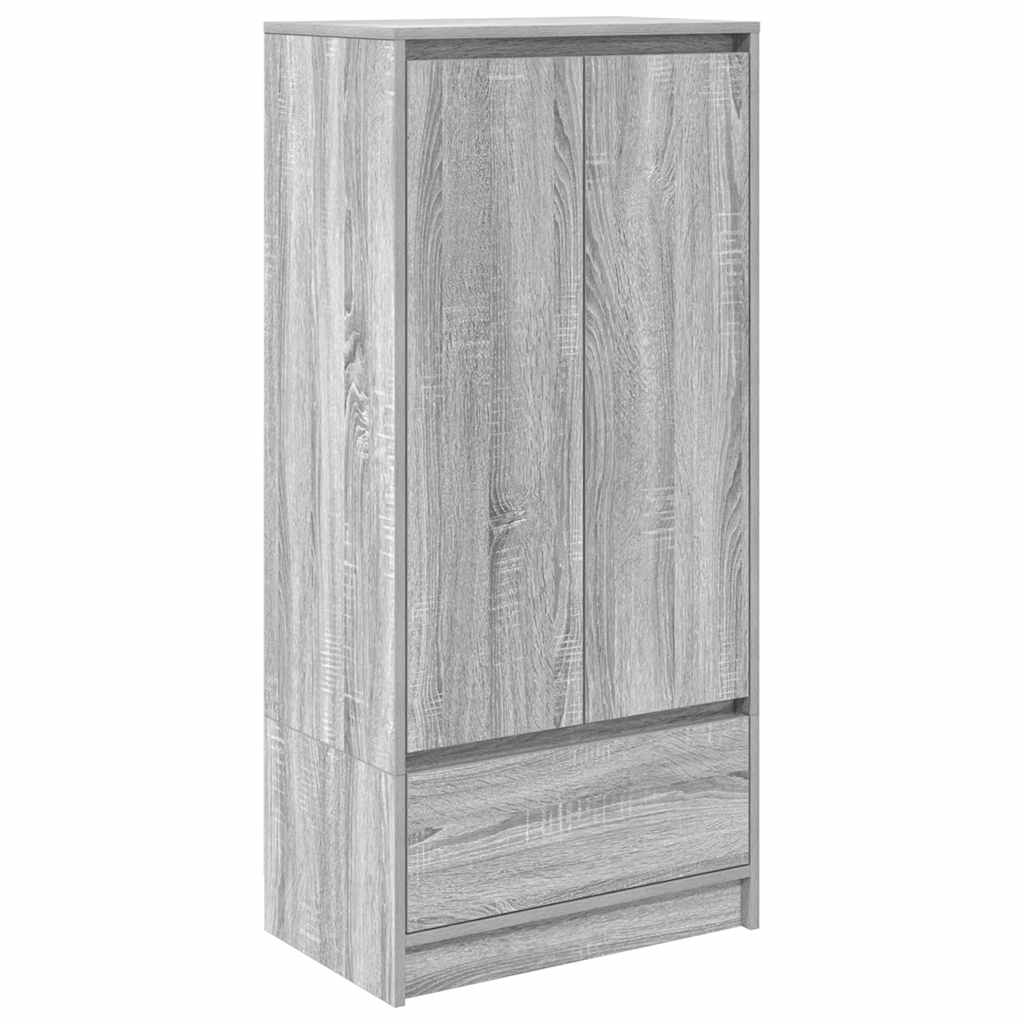Armoire avec tiroir gris Sonoma 55,5x34x119,5 cm - COMFORTXL | Leroy Merlin