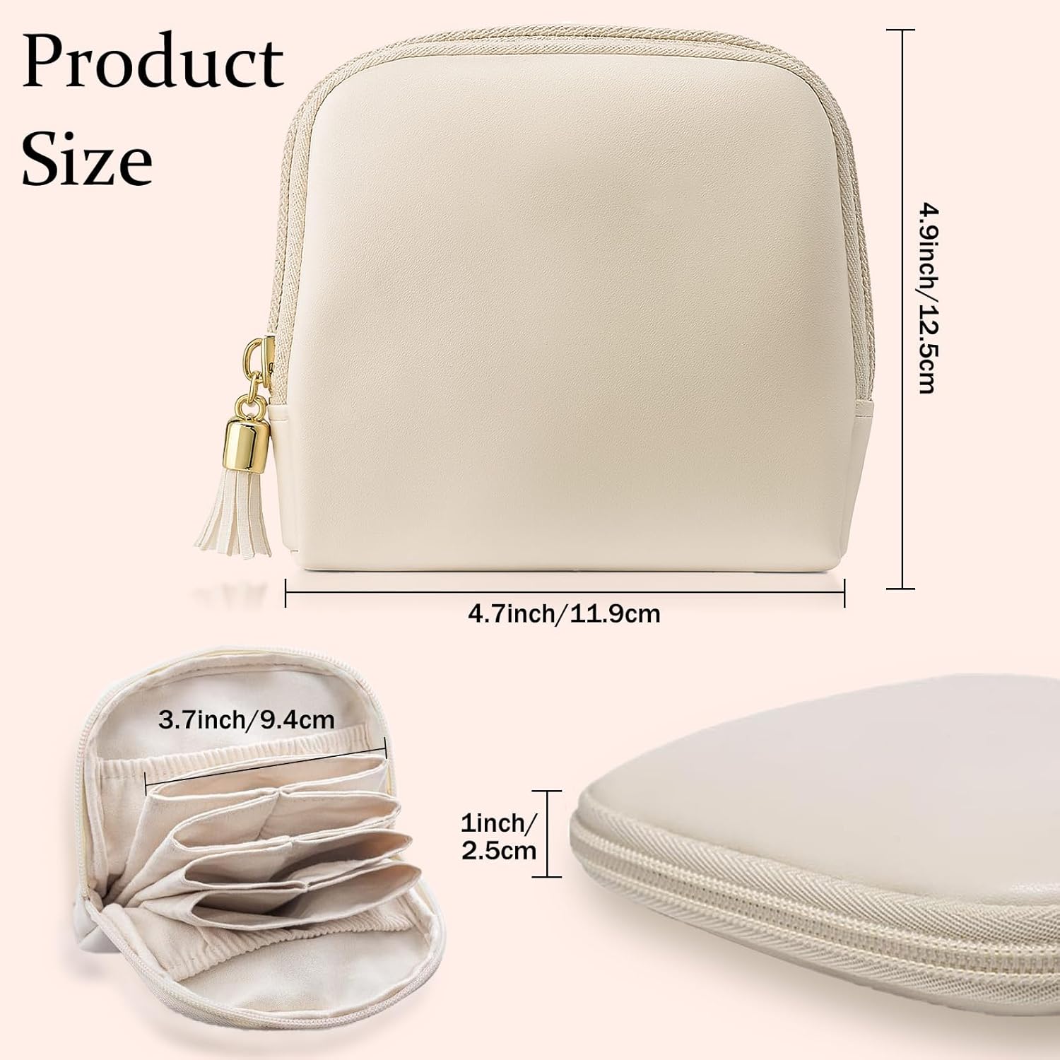 Pochette Bijoux Voyage, Boite Bijoux Voyage Avec Fermeture Éclair, Organiseur Portable En Velours Pour Bracelets, Bagues, Colliers, Boucles D'Oreilles | Leroy Merlin