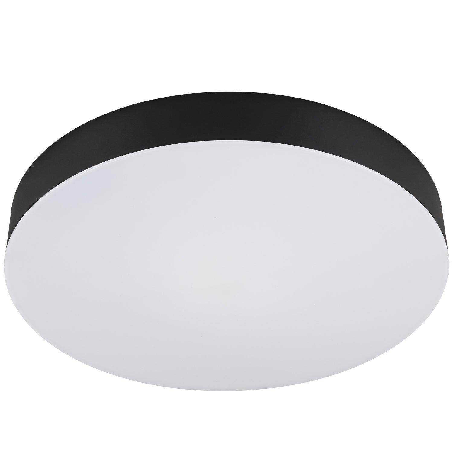 Plafon czarny LED wodoodporny - Lampa sufitowa okrągła 3 barwy światła - Panel natynkowy 30cm do łazienki - LEDHOFF