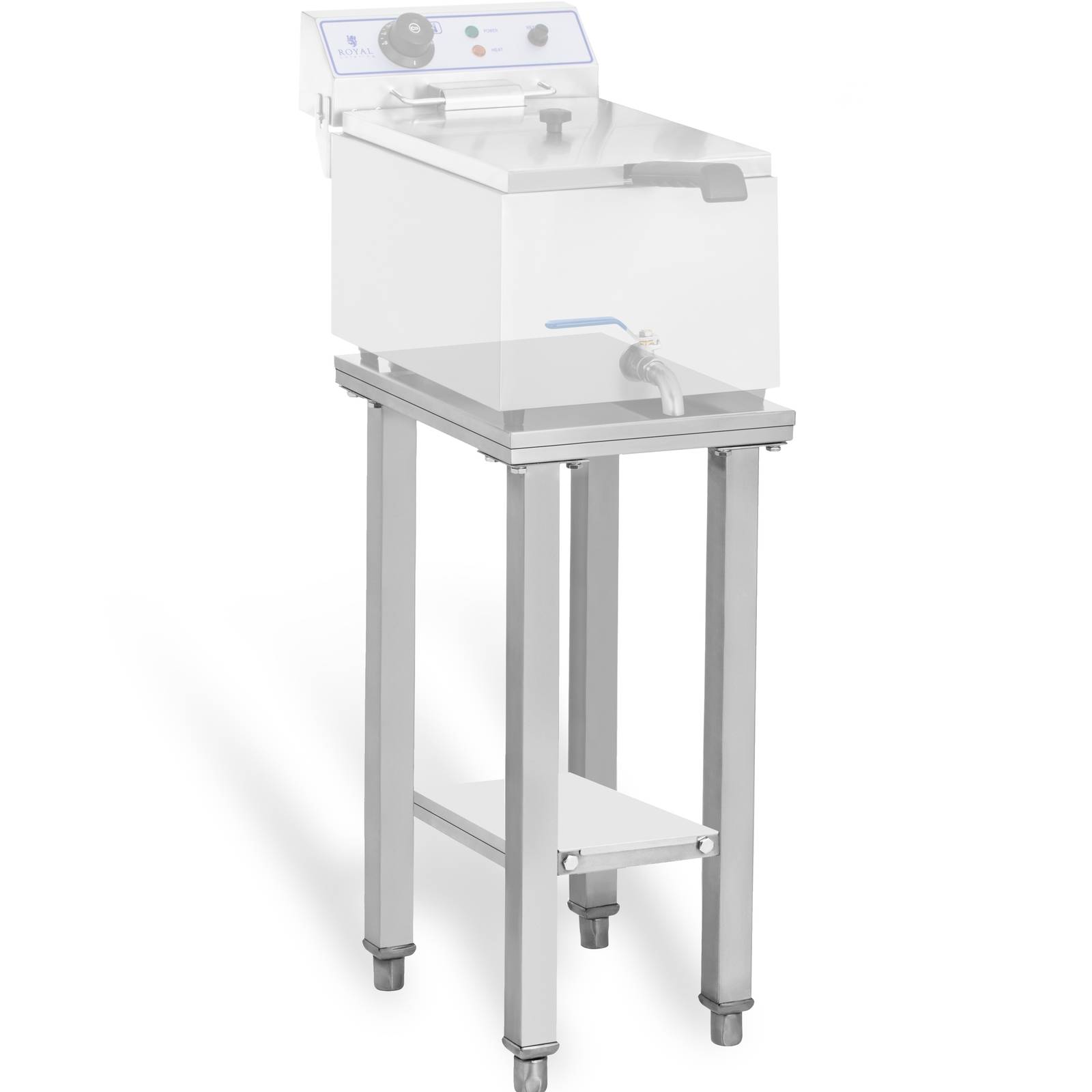 Royal Catering Kommerzielle Fritteuse Kapazität 2 x 16 l 13 kW 400 V 60