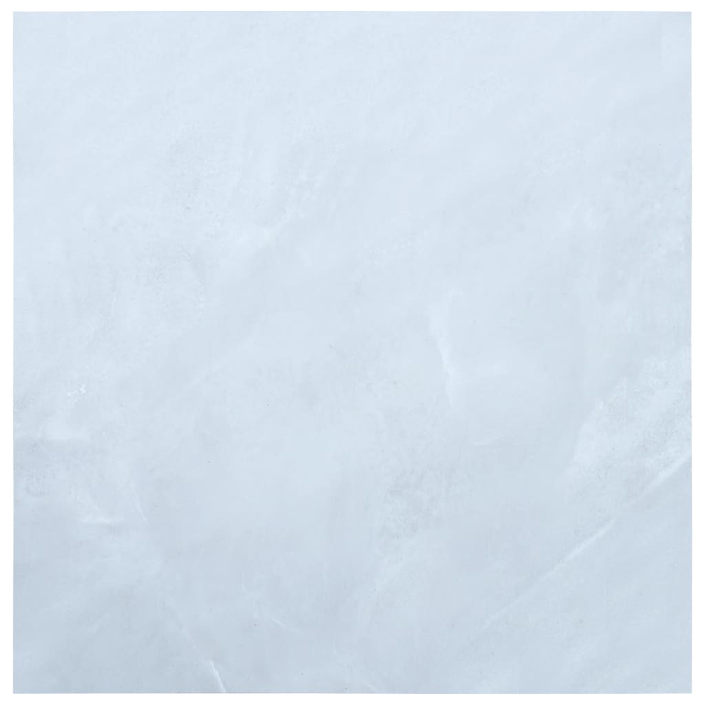Vidaxl lamas para suelo autoadhesivas pvc mármol blanco 5,11 m²
