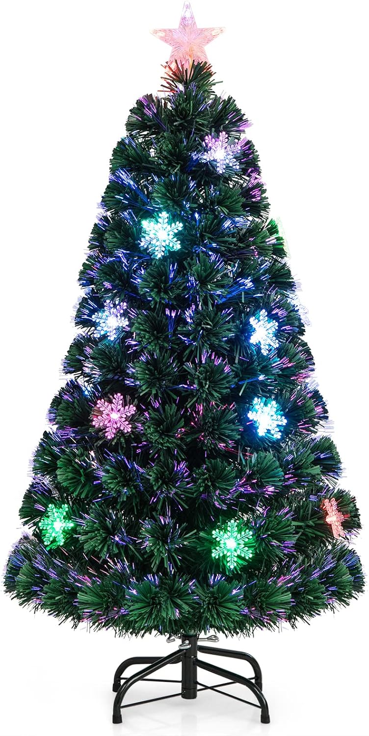 Árbol De Navidad Escarchado Nieve Con Frutos 180cm | Envío Gratis